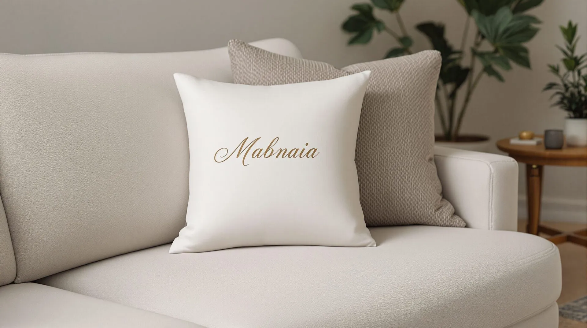 coussin personnalisé prénom