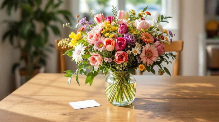 bouquet de fleurs de saison
