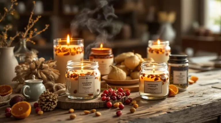 Bougies gourmandes artisanales : l'art des senteurs authentiques