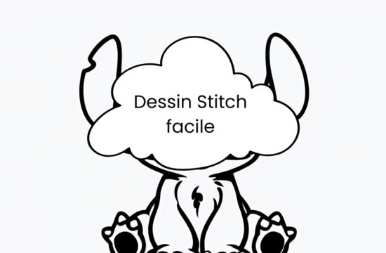Dessin et coloriage Stitch facile