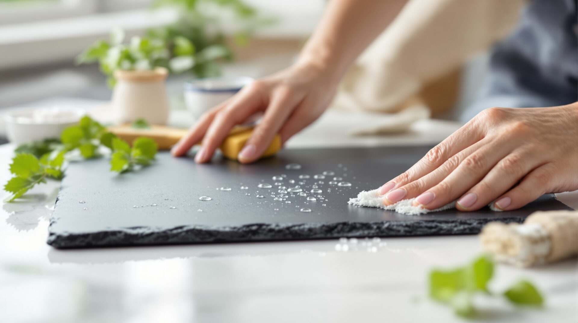 nettoyer ardoise vinaigre blanc