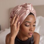 turban en satin pour cheveux