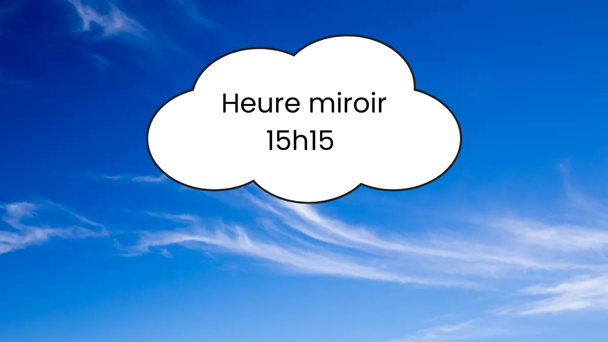 Heure miroir 15h15