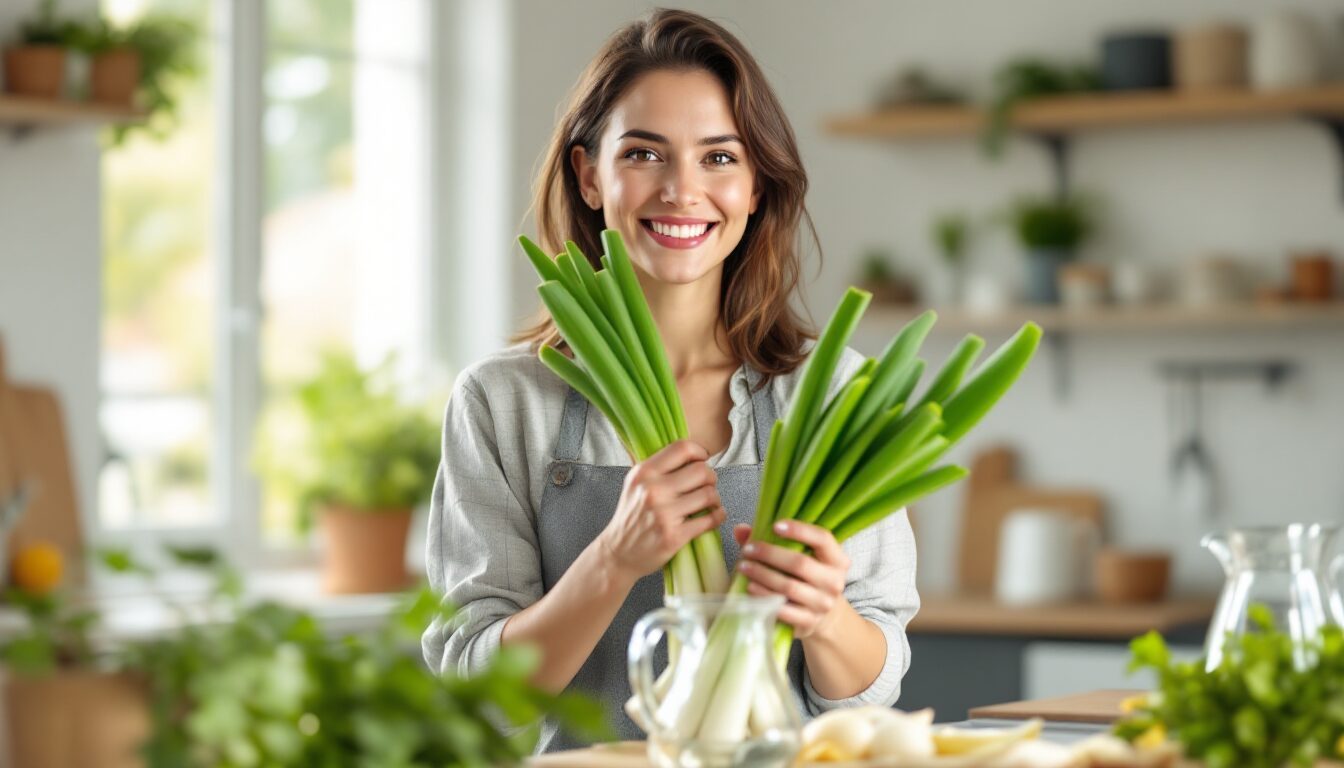 les bienfaits des poireaux