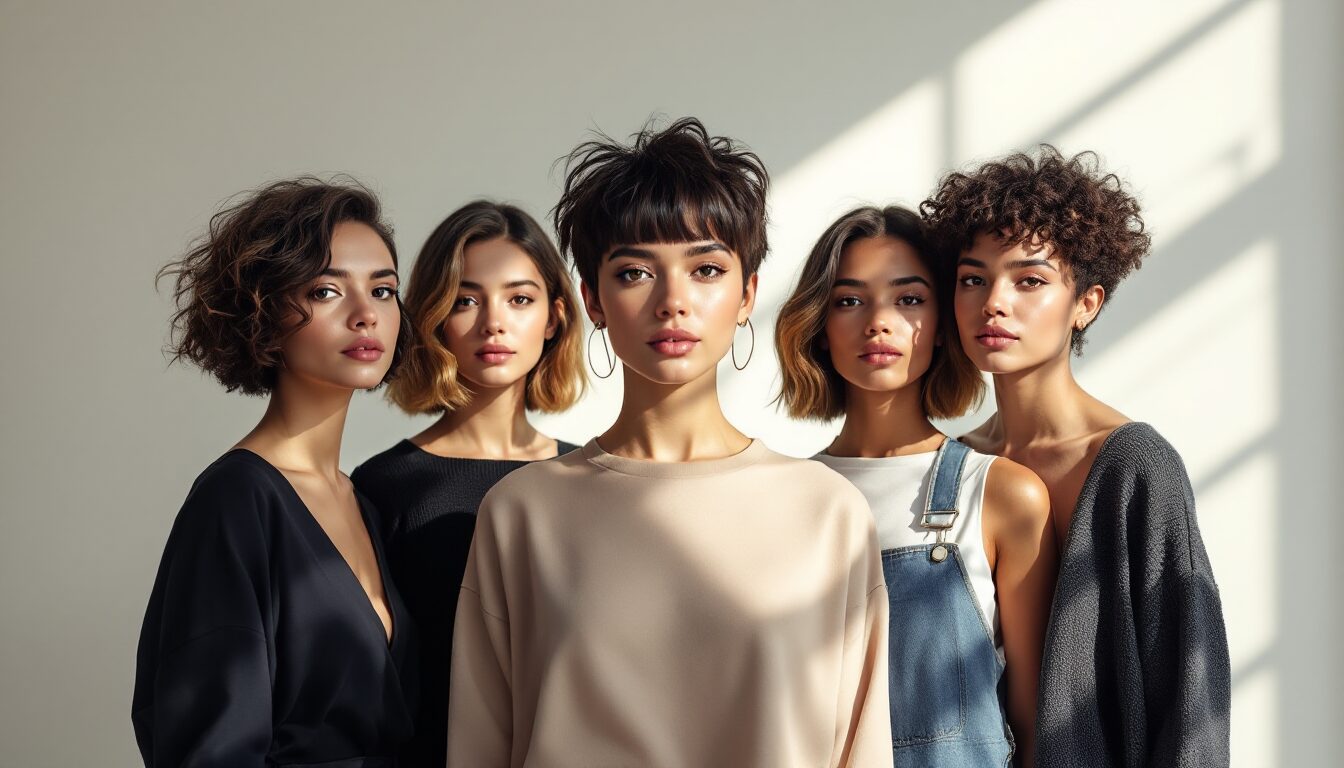 carré court femme