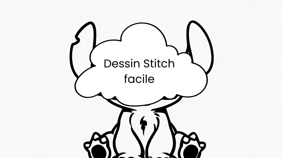 Dessin et coloriage Stitch facile