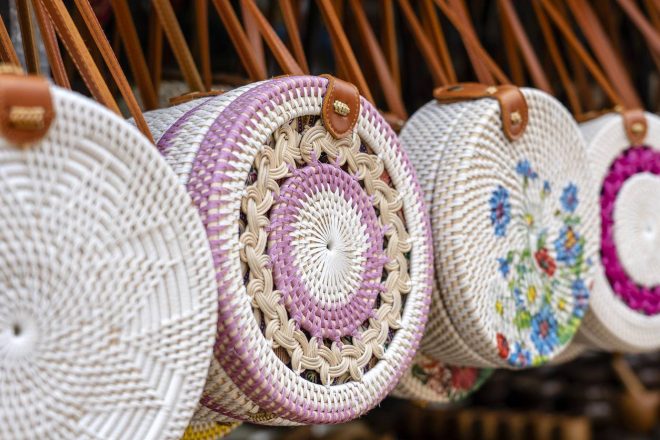 sac rond en osier