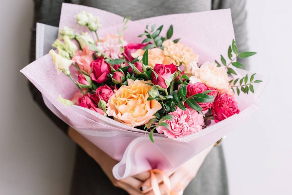 bouquet de fleurs colorées