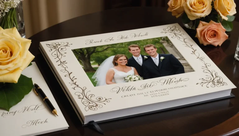 livre d'or mariage personnalisable