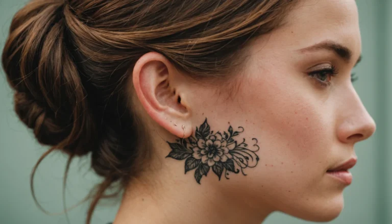 tatouage derriere oreille signification