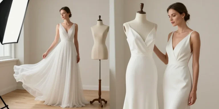 robe mariage fluide