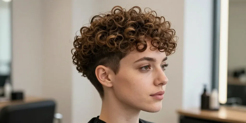 Taper bas : la coupe femme qui sublime les cheveux bouclés ?