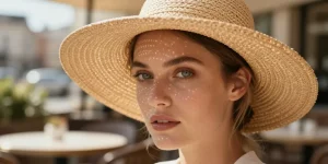 chapeau en raphia