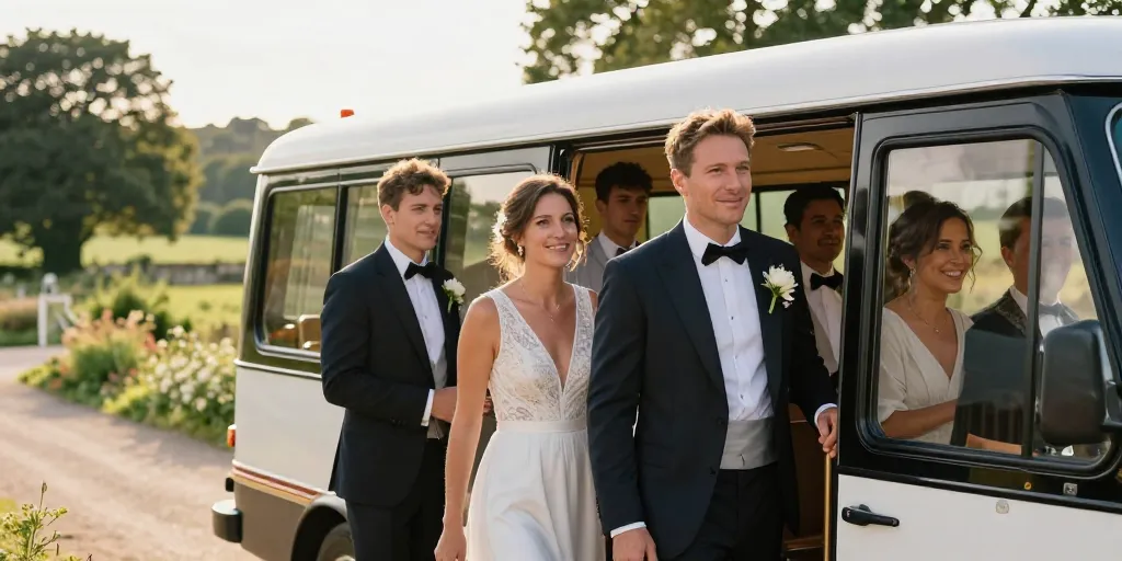 idée transport mariage groupe