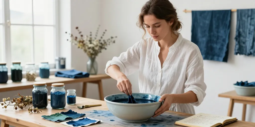 Slow fashion : pourquoi de plus en plus de fashionistas teignent leurs propres vêtements