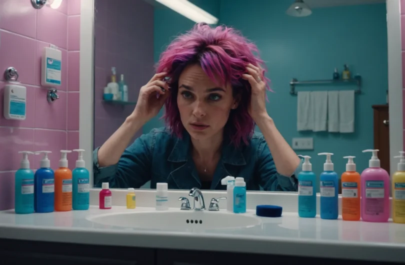 effet bétadine sur cheveux colorés
