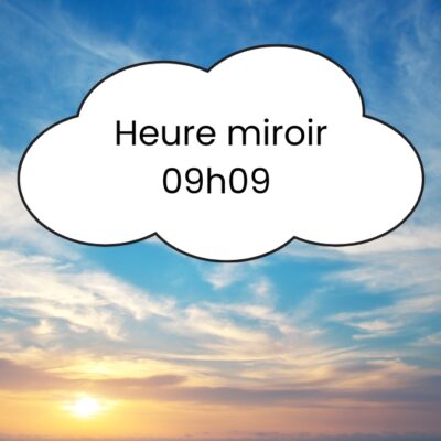 Heure miroir 09h09