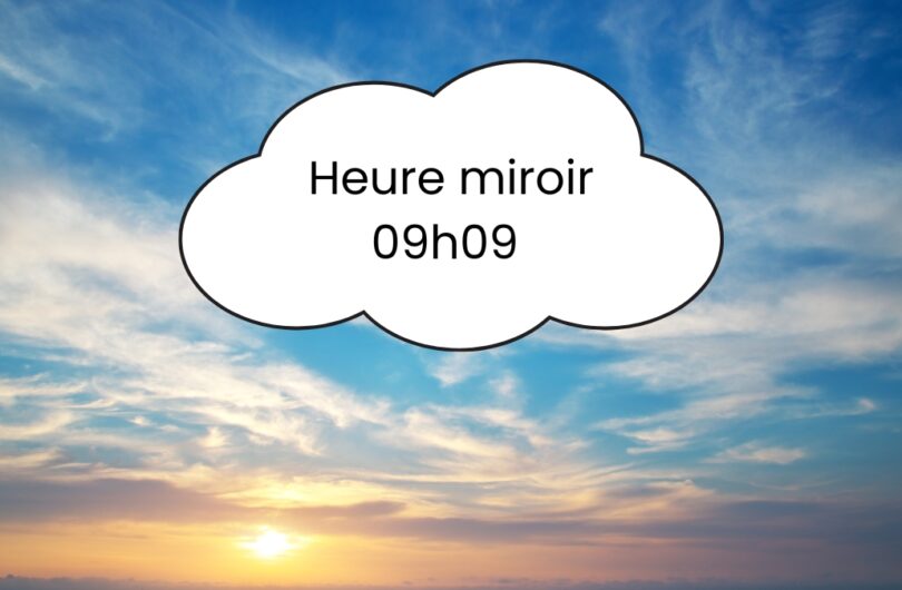 Heure miroir 09h09