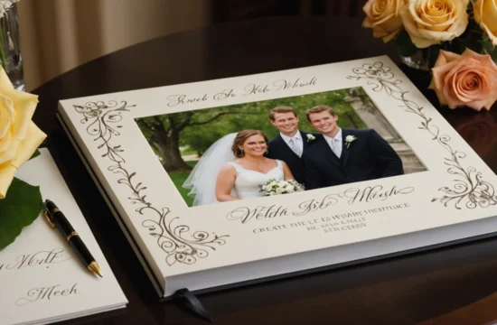livre d'or mariage personnalisable