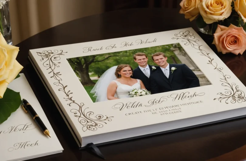 livre d'or mariage personnalisable