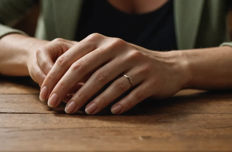 ongles striés