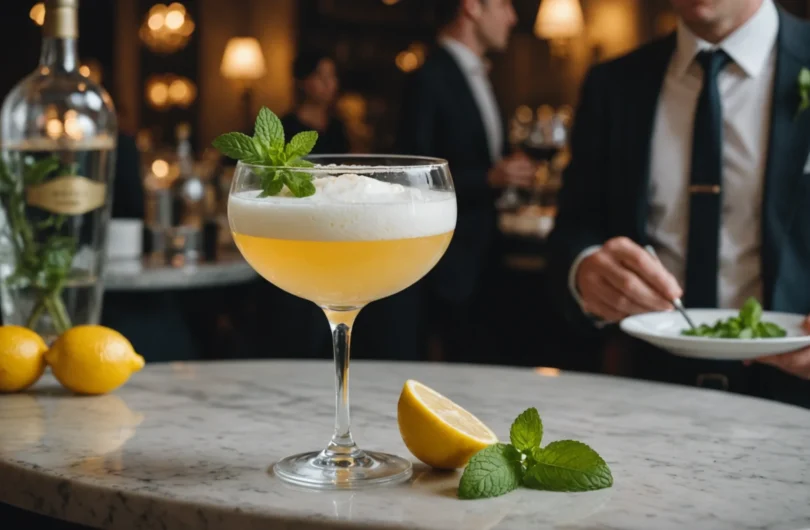 cocktail avec blanc d'oeuf