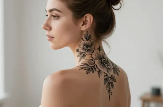 tatouage dos femme