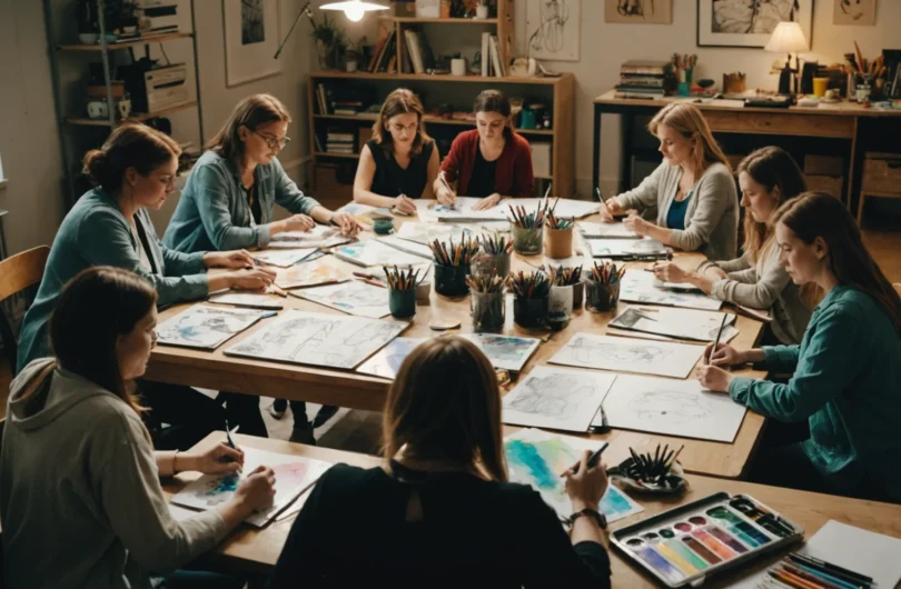 dévoilez_les_secrets_des_artistes_:_astuces_de_dessin_pour_femmes_créatives