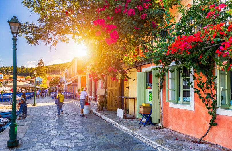 Fiskardo,Village,,Kefalonia,Island,,Greece.,Fiscardo,On,The,Island,Of